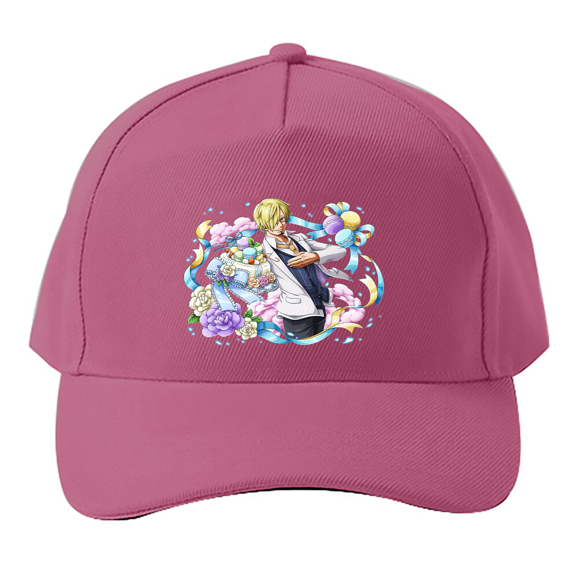 （画像用） ワンピース サンジ ONE PIECE Sanji ベースボールキャップ 綿100％ 男女兼用 帽子 スポーツ